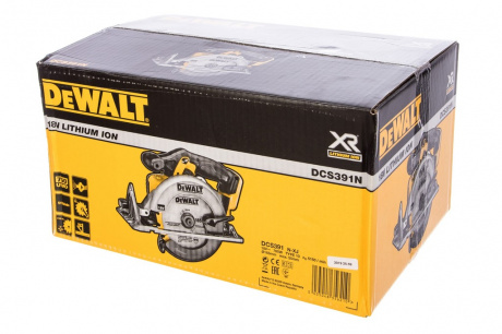 Купить Пила дисковая аккумуляторная DEWALT DCS 391 N фото №9