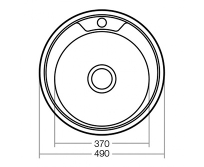 Купить Врезная кухонная мойка ZERIX Z490-06-170D decor фото №2