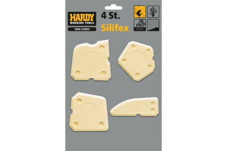 Купить Шпатель  для силикона Silifex набор 4шт на блистере HARDY 2090-520004 фото №1